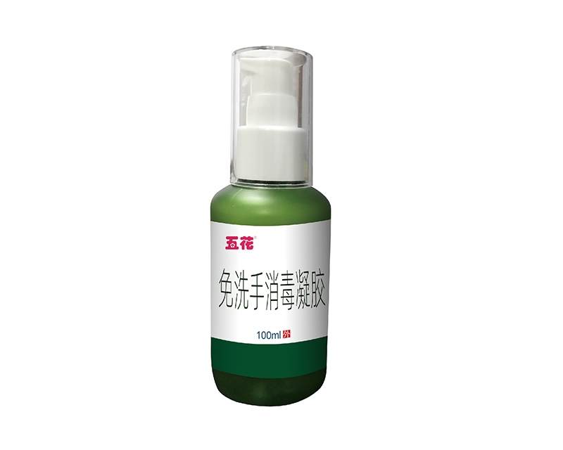 Disposable hand disinfection gel